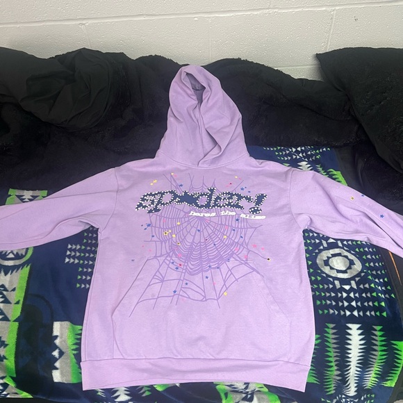 Sp5der açaí hoodie - Picture 3 of 3